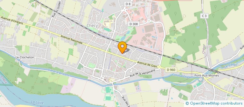 localisation de l'entreprise ALZECA à CHECY