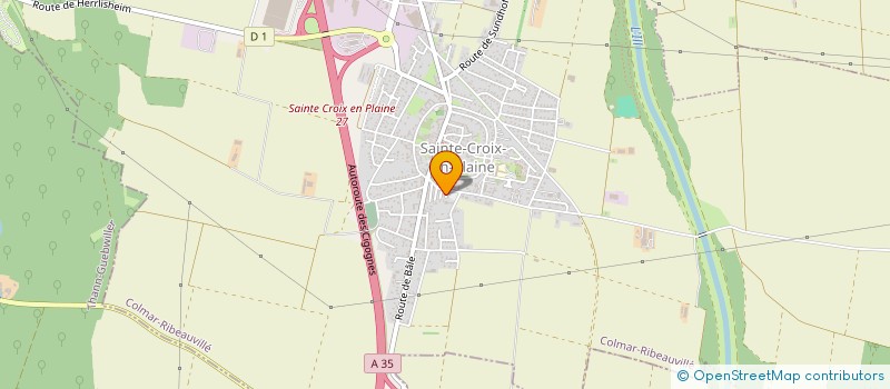 localisation de l'entreprise ALZEO  SAINTE-CROIX-EN-PLAINE