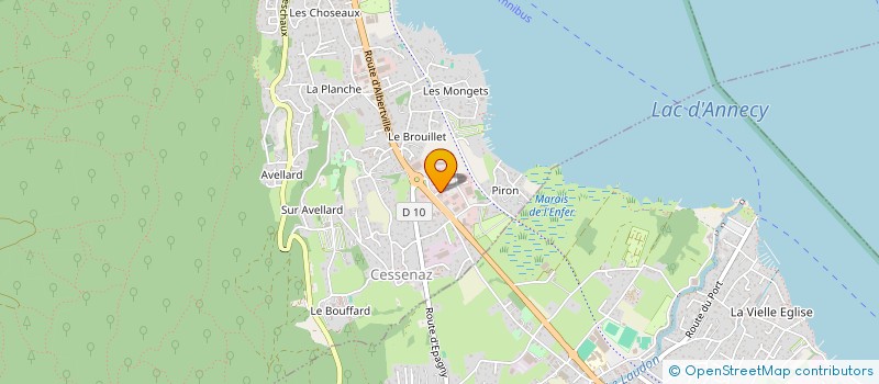 localisation de l'entreprise ALZHEIMER à SEVRIER