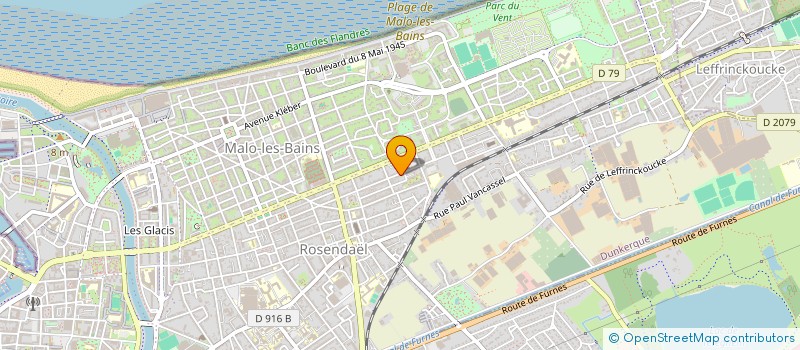 localisation de l'entreprise ALZHEIMER ACCOMPAGNEMENT A DOMICILE ASSOCIATION A.A.A.D. à DUNKERQUE