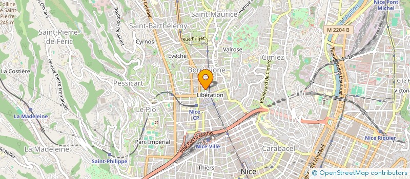 localisation de l'entreprise ALZHEIMER PROVENCE ALPES COTE AZUR CORSE  NICE