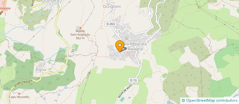localisation de l'entreprise ALZIA à SANTA-REPARATA-DI-BALAGNA