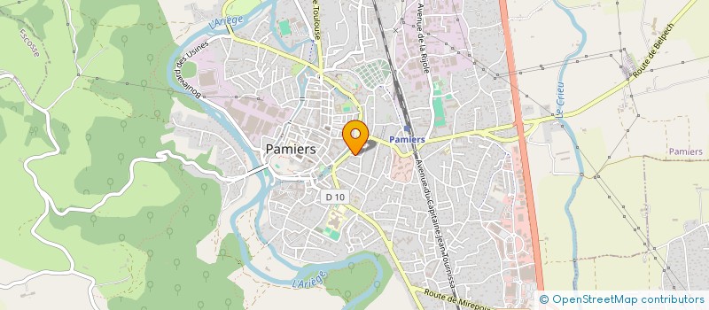 localisation de l'entreprise ALZIEU J P ET ALZIEU C à PAMIERS