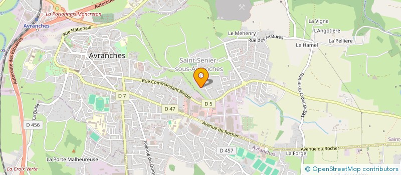 localisation de l'entreprise ALZINA  SAINT-SENIER-SOUS-AVRANCHES