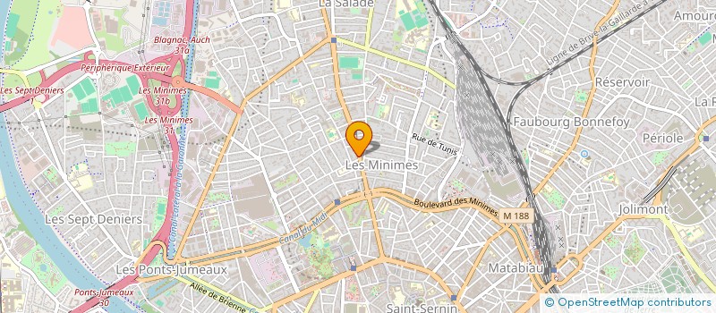 localisation de l'entreprise ALZION à TOULOUSE
