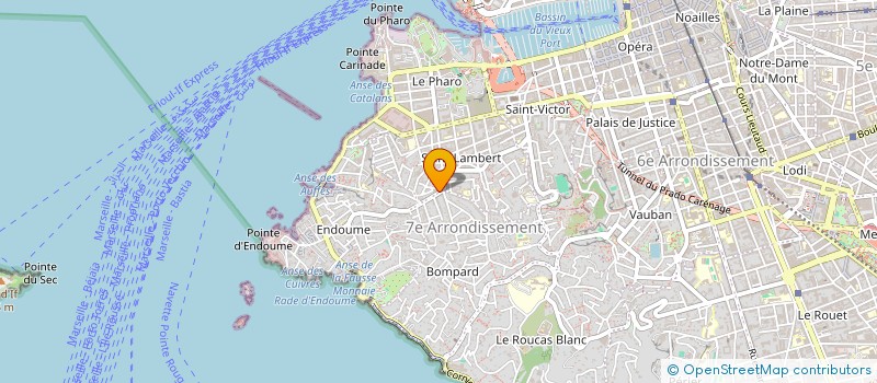 localisation de l'entreprise ALZO SERVICES  MARSEILLE