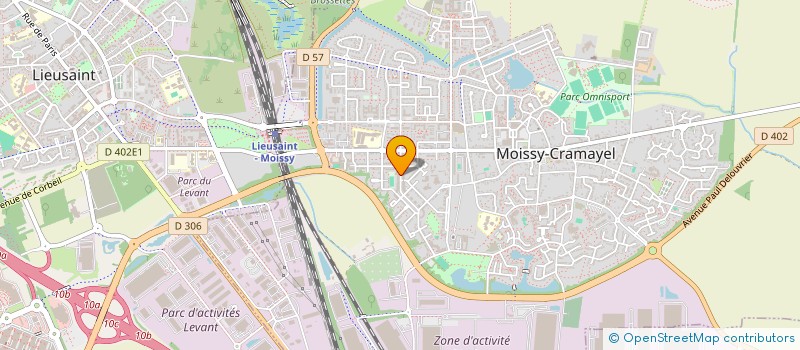 localisation de l'entreprise ALZOLOCATION à MOISSY-CRAMAYEL