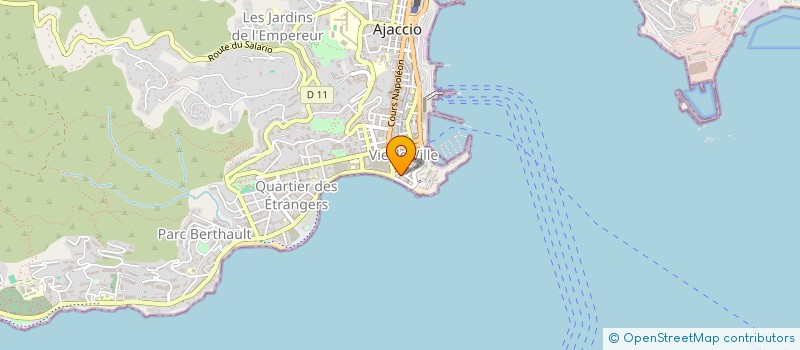 localisation de l'entreprise ALZONE PROMOTION à AJACCIO