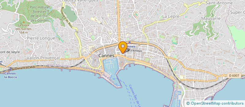 localisation de l'entreprise AM 06 à CANNES