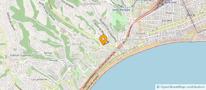 localisation de l'entreprise AM 06 à NICE