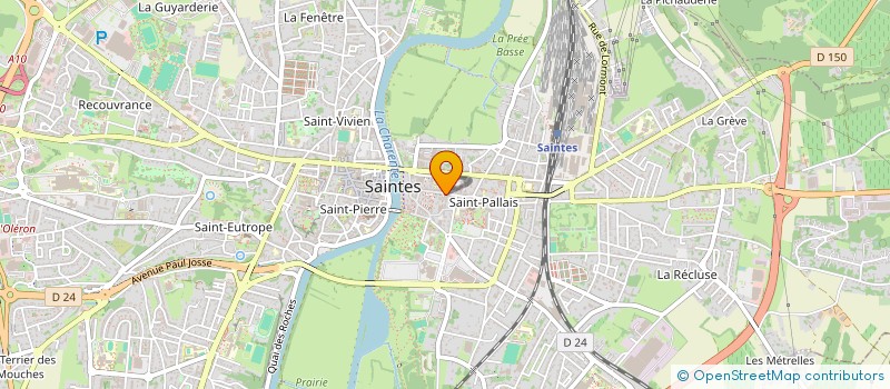 localisation de l'entreprise AM 17  SAINTES