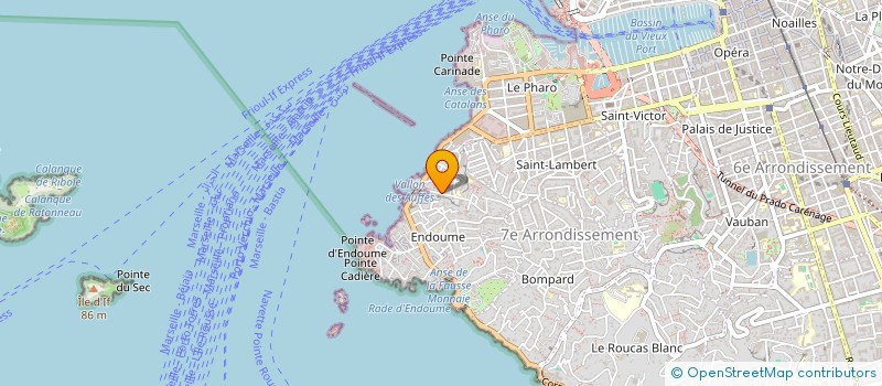 localisation de l'entreprise AM 23 à MARSEILLE