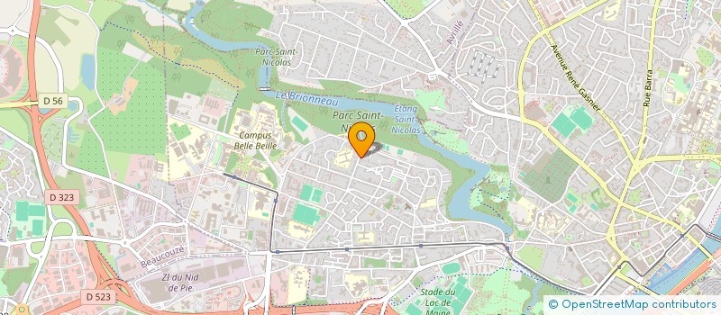 localisation de l'entreprise AM à ANGERS
