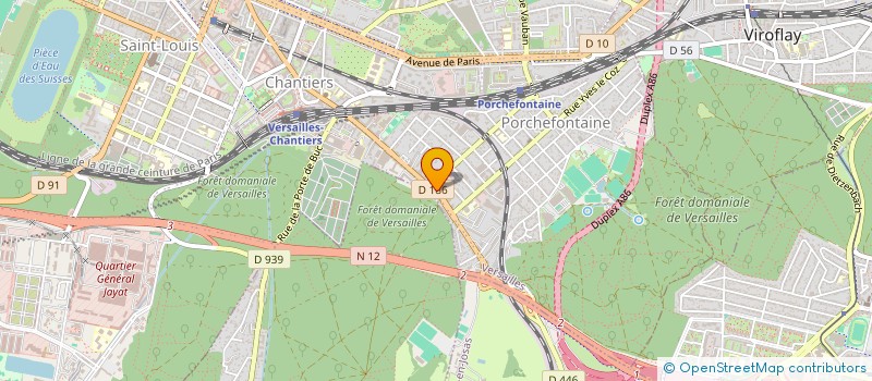 localisation de l'entreprise AM à VERSAILLES