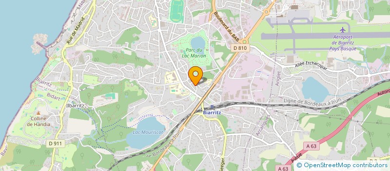 localisation de l'entreprise AM+ à BIARRITZ