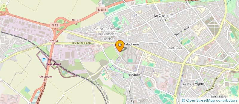 localisation de l'entreprise AM à CAEN