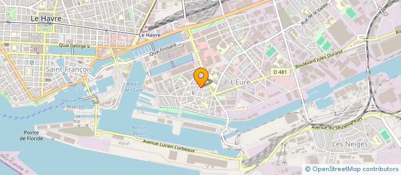 localisation de l'entreprise AM 76 à LE HAVRE