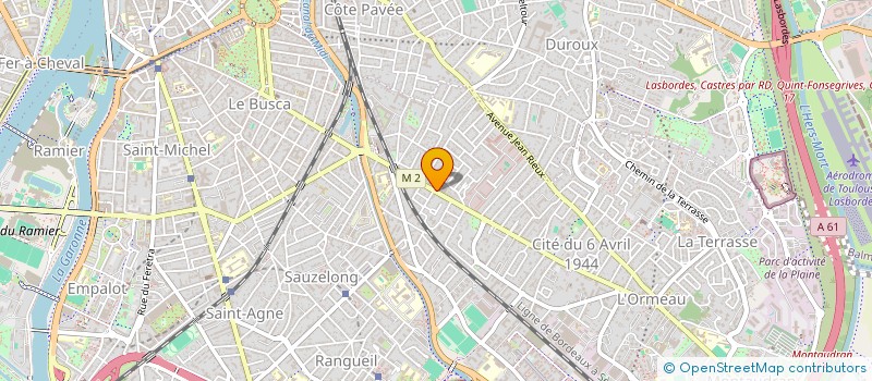 localisation de l'entreprise AM à TOULOUSE