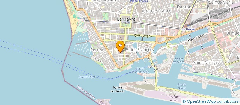 localisation de l'entreprise AM  LE HAVRE