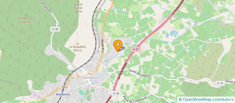 localisation de l'entreprise AM  GONFARON