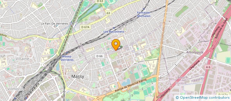 localisation de l'entreprise AM  ANTONY