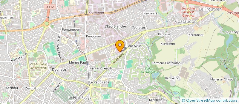 localisation de l'entreprise AM  BREST