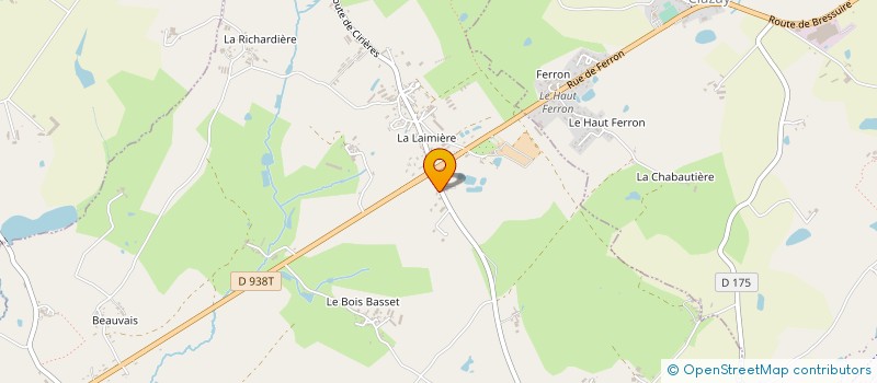 localisation de l'entreprise AM  COURLAY