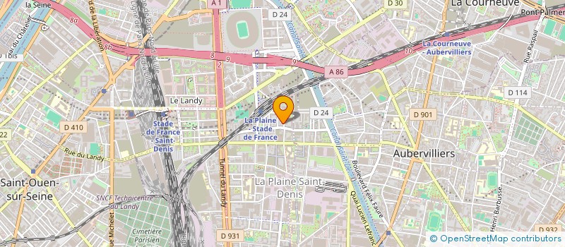 localisation de l'entreprise AM à SAINT-DENIS