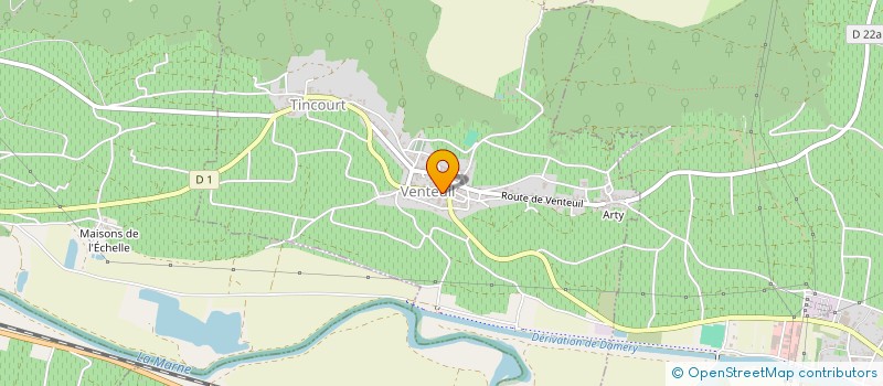 localisation de l'entreprise AM  VENTEUIL