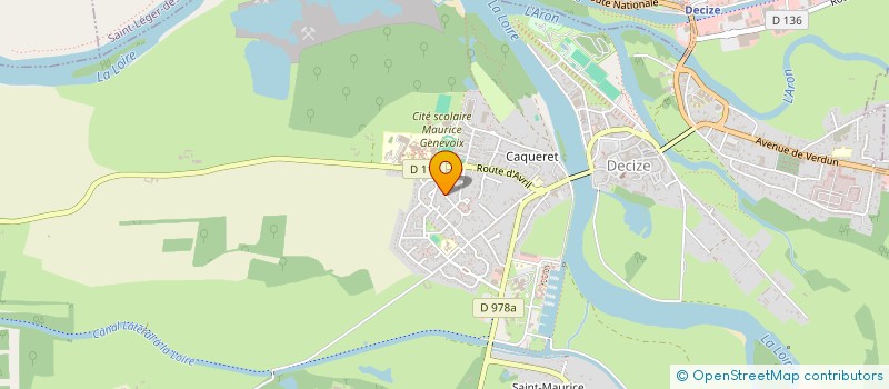 localisation de l'entreprise AM' à DECIZE