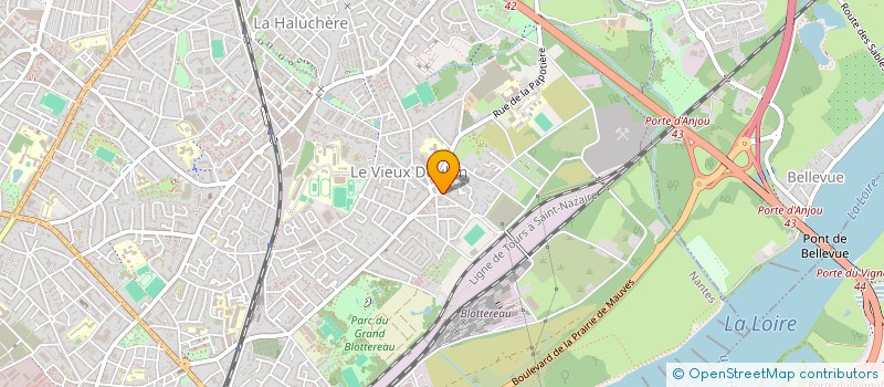 localisation de l'entreprise AM  NANTES