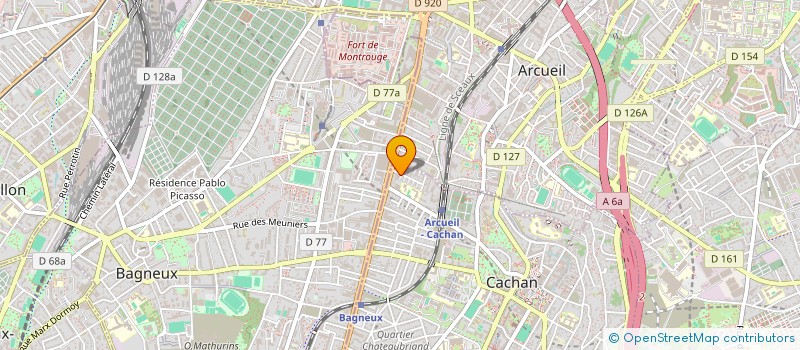 localisation de l'entreprise AM 94  CACHAN