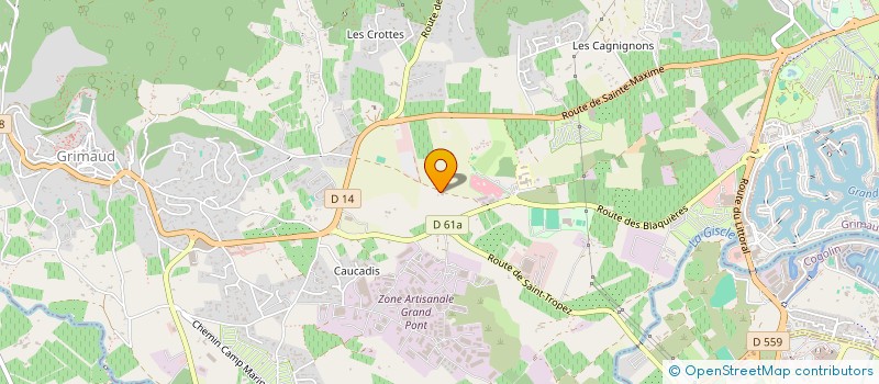 localisation de l'entreprise AM ADVENTURE  GRIMAUD