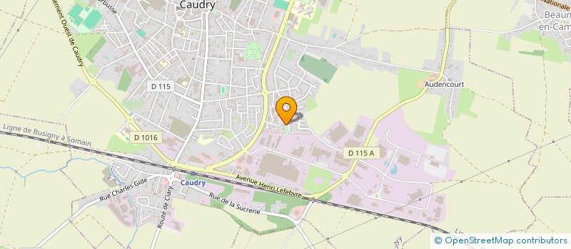 localisation de l'entreprise AM'AIDER  CAUDRY