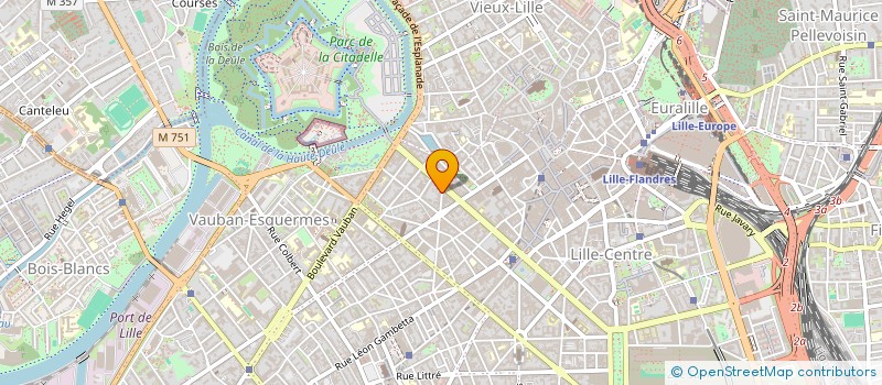 localisation de l'entreprise AM AUDIT ET CONSEIL à LILLE