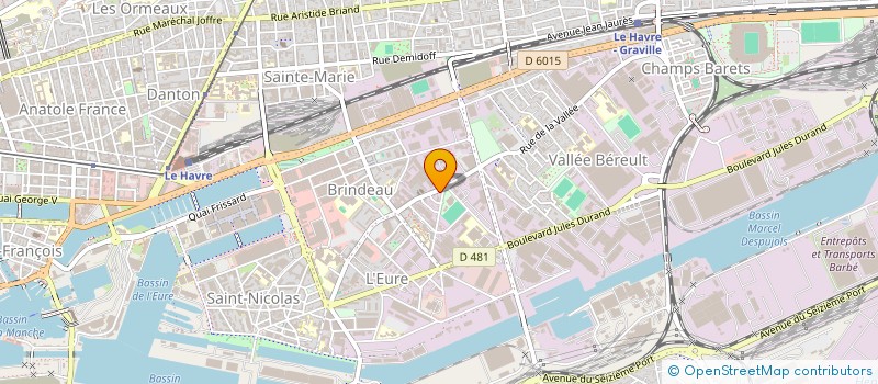 localisation de l'entreprise AM AUTO à LE HAVRE