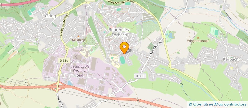 localisation de l'entreprise AM AUTOMOBILE FR  BEHREN-LES-FORBACH