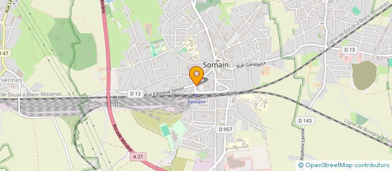 localisation de l'entreprise AM BARBER SOMAIN à SOMAIN