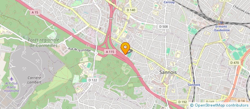 localisation de l'entreprise AM BAT  SANNOIS