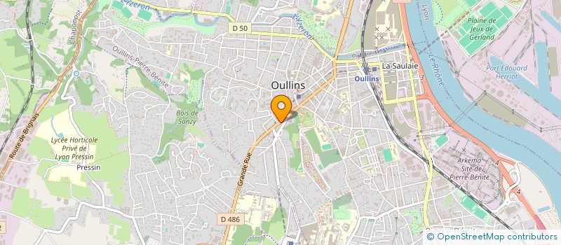 localisation de l'entreprise AM BEAUTY HAIR  OULLINS-PIERRE-BENITE