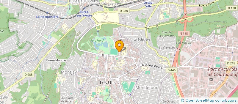 localisation de l'entreprise AM-BIOTECH CONSULTING à LES ULIS