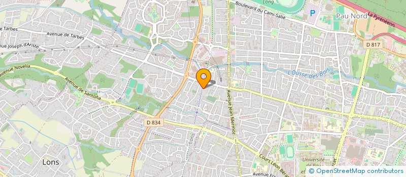 localisation de l'entreprise AM BOIS & BATIMENT  LONS