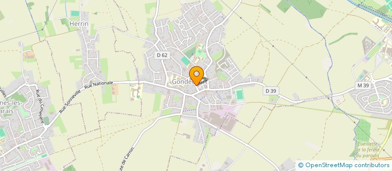 localisation de l'entreprise AM BRASSERIE à GONDECOURT
