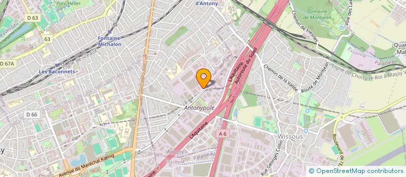 localisation de l'entreprise AM'BRE à ANTONY