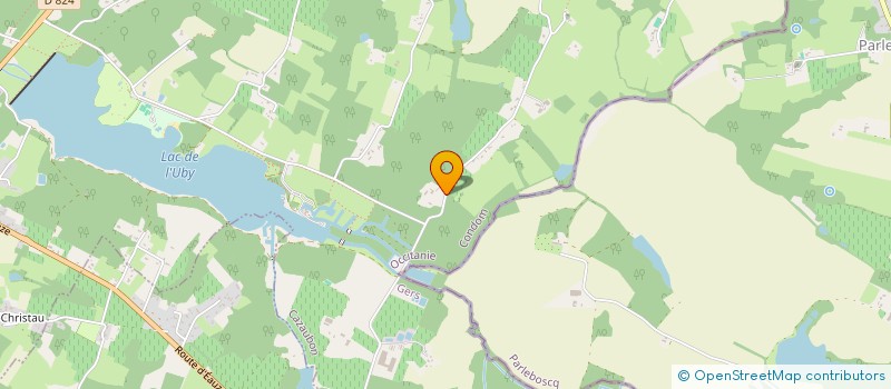 localisation de l'entreprise AM BRENNUS  CAZAUBON