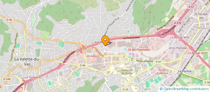 localisation de l'entreprise AM BTP  LA VALETTE-DU-VAR