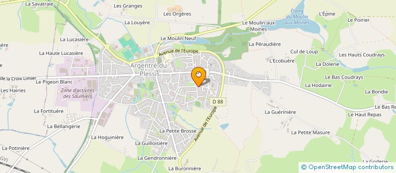 localisation de l'entreprise AM BUSINESS  ARGENTRE-DU-PLESSIS