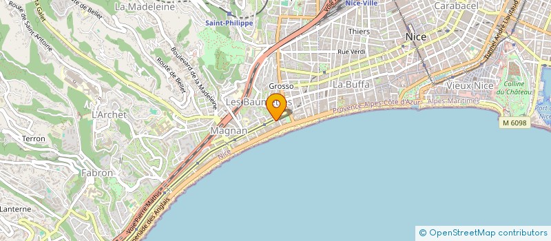localisation de l'entreprise AM BUSINESS CARS à NICE