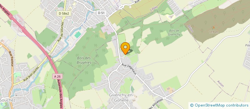 localisation de l'entreprise AM BUTIN IMMO  GIVENCHY-EN-GOHELLE