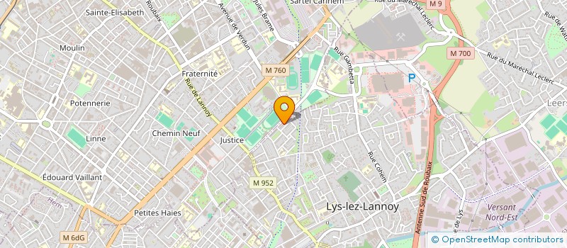 localisation de l'entreprise AM.CALL  LYS-LEZ-LANNOY